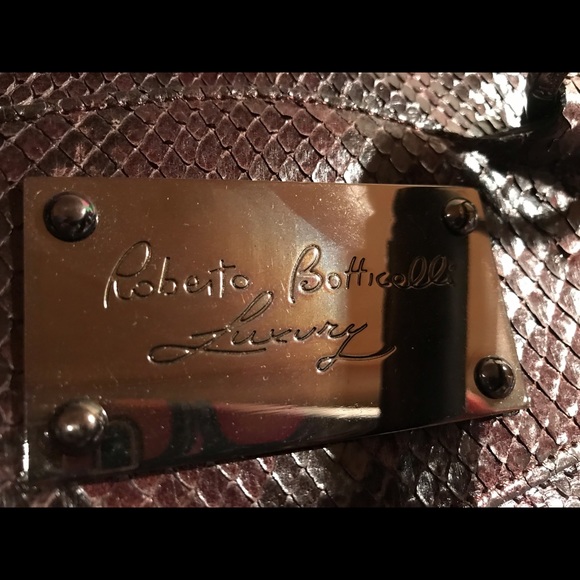 Roberto Bottticelli python large bag satchel - Picture 2 of 8